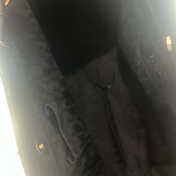 Furla bag - python effect tote genuine leather black - Picture 10 of 13